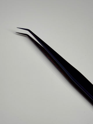 Pinza de Aislar con Punta Corta Violeta