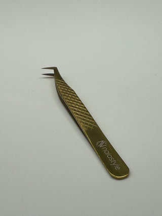 Pinza de aplicación creación de abanicos con textura #7 Dorada