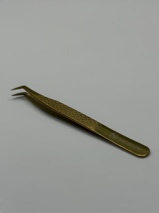 Pinza de aplicación creación de abanicos con textura #7 Dorada