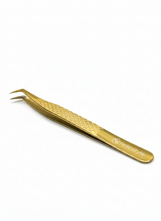 Pinza de aplicación creación de abanicos con textura #7 Dorada