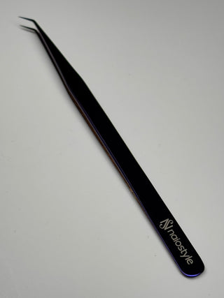 Pinza de Aislar con Punta Corta Violeta