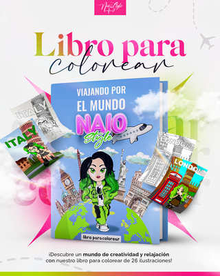 Libro de Pintar Viajando con Naiostyle (E-Book)